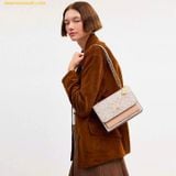  Túi Đeo Chéo Coach Klare Crossbody Bag In Signature Canvas Gold Chalk Pink CDZ07 
