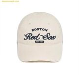  Mũ Lưỡi Trai MLB Varsity Lettering LA Dodgers 3ACPL033N-43CRD Màu Trắng Kem 