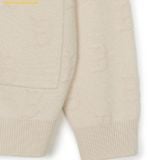  Áo Khoác Cardigan MLB Monogram Jersey Boston Red Sox 3AKCM0344-43CRD Trắng Kem 