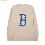 Áo Sweater MLB Sweatshirts Unisex Light Beige 3AMTM0831-43BGL Begi 