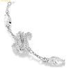  Lắc Tay Swarovski Swan bracelet Mixed cuts, Swan, White, Rhodium plated 5758682 