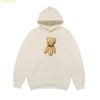 Áo Hoodie ADLV Block Bear Hoodie Trắng Cream