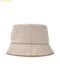 Mũ Bucket MLB Basic Canvas Leather Logo Bucket Hat BOS 3AHTVL14N-43CRD Begi 