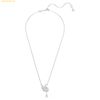  Dây Chuyền - Vòng Cổ SWAROVSKI Swan Pendant Thiên Nga Bạc Đá Trắng Mạ Rhodium 5723387 