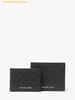  Ví Nam Michael Kors Cooper Logo Billfold Wallet With Passcase Black Set 2 Ví 36U9LCRF6B 