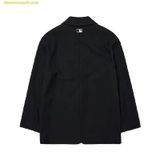  Áo Khoác Vest MLB Basic Medium Logo Blazer Light Jacket NY (Black) 3AJKB5124-50BKS 