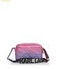  Túi Đeo Chéo Karl Lagerfeld Paris Maybelle Camera Crossbody LH5EU9BJ - Tím Dạ Quang 