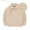  Áo Khoác Lông MLB Basic Medium Logo Mega Overfit Fleece Jumper B 3AFDB0726-43BGL - Begi 