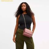  Túi Đeo Chéo Coach Klare Crossbody Bag Gold Pink Petal CB197 