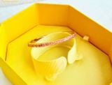  Vòng Tay, Lắc Tay Swarovski Matrix bangle Baguette cut, Octagon shape, Pink, Gold-tone plated 5720624 