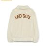  Áo Khoác Lông MLB Ecofur Varsity Jacket 3AFDV0236-43BGL Trắng 