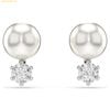 Bông Tai, Khuyên Tai Swarovski Matrix stud earrings - 5694225 - White
