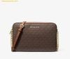 Túi Đeo Chéo Michael Kors Jet Set Large Printed Logo Crossbody Bag 35F8GTTC3B Brown