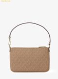  Túi Đeo Vai Michael Kors Jet Set Small Signature Logo Convertible Wristlet Camel 35T4GTVW5B 