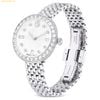  Đồng Hồ Swarovski Matrix tennis 7-link watch Swiss Made, Metal bracelet, Silver tone, Stainless steel 5673022 