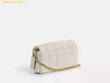  Túi Xách Coach Tabby 18 Crossbody Wristlet With Pillow Quilting CP018 Chalk 
