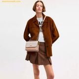  Túi Đeo Chéo Coach Klare Crossbody Bag In Signature Canvas Gold Chalk Pink CDZ07 