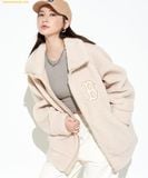  Áo Khoác Lông MLB Basic Medium Logo Mega Overfit Fleece Jumper B 3AFDB0726-43BGL - Begi 