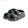  Giày Sandals MLB Chunky Monogram New York Yankees Black 3ASDSD423-50BKS 