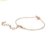  Vòng Tay, Lắc Tay Swarovski Swan bracelet Mixed cuts, Swan, White, Rose gold-tone plated 5738202 