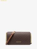  Túi Đeo Chéo Michael Kors Jet Set Medium Signature Logo Crossbody Bag Brown 35F5GTVC8B 