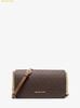 Túi Đeo Chéo Michael Kors Jet Set Medium Signature Logo Crossbody Bag Brown 35F5GTVC8B
