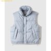  Áo Khoác Phao Ghile WHOAU Short Padding Vest Màu Xanh WHVWE4933F 
