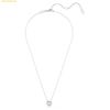  Dây Chuyền SWAROVSKI Ariana Grande x Swarovski pendant Mixed cuts, Heart, White, Rhodium plated 5720852 