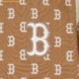  Áo Khoác MLB Jacket Baseball Jacket Monogram Series Boston Red Sox 3AJPM0141-43BGD Màu Nâu 