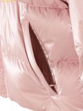  Áo Khoác Phao MLB Women's Crop Metallic Glossy Curved Padded NY (Mg.Pink) 3FDJB2346-50PKM Hồng 