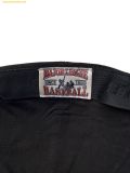  Mũ Lưỡi Trai MLB Basic Canvas Leather Logo Structure Ball Cap CLE 3ACPVL94N-45BKS Màu Đen 