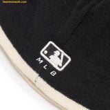  Mũ Len MLB Lettering Mid Beanie 3ABNM0836-50BKS Màu Đen 