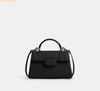 Túi Xách COACH Eliza Top Handle Bag CT852 Đen Trơn