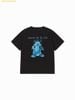 Áo Phông ADLV Fuzzy Dragon Artwork Short Sleeve T-Shirt Đen