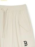  Quần Dài Túi Hộp MLB Women's Basic Stretch Fleece Cargo Wide Pants BOS (D.Cream) 3FWPB0746-43CRD 