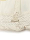  Áo Khoác Phao MLB Women's Megagram Embroidered Tube Hooded Crop Padded NY (D.Cream) 3FDJG1046-50CRD 