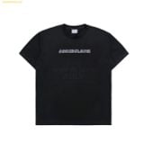  Áo Phông ADLV Bear Doll Fuzzy Rabbit Short Sleeve T-Shirt Đen 