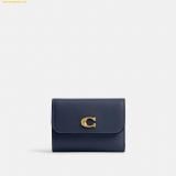  Ví Gập Coach Essential Card Holder Wallet Navy CZ111 