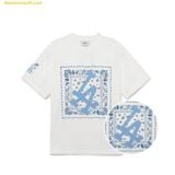  Áo Phông MLB Paisley Big Logo One-Point Short-Sleeve T-Shirt LA (White) 3ATSI0133-07WHS 