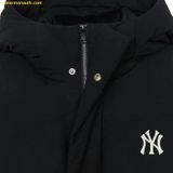  Áo Khoác Phao Dài MLB Basic Big Lettering Hood Long Padding New York Yankees 3ADJB1846-50BKS-Đen 