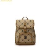  Balo MLB Dia Monogram Mini Backpack New Boston Red Sox Beige 7ABKMD45N-43BGS 