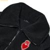  Áo Khoác Lông MLB Women's Heart Crop Fleece Jumper NY (Black) 3FFDH0126-50BKS 