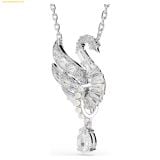  Dây Chuyền - Vòng Cổ SWAROVSKI Swan Pendant Thiên Nga Bạc Đá Trắng Mạ Rhodium 5723387 