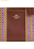  Túi Tote Vuông Coach Smith Tote Bag 24 Redwood Multi CBG91 Nâu 