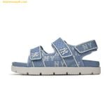  Giày Sandals MLB Liner Denim Mono New York Yankees Blue 3ASDTPD43-50BLS 