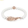  Lắc Tay Swarovski Idyllia bracelet Feather, White, 18K rose gold finish 5663481 