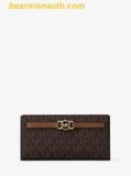  Ví Cầm Tay Michael Kors Reed Large Signature Logo Wallet Nâu Logo - SKU 35F4G6RE3B 