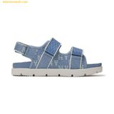  Giày Sandals MLB Liner Denim Mono New York Yankees Blue 3ASDTPD43-50BLS 