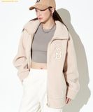  Áo Khoác Lông MLB Basic Medium Logo Mega Overfit Fleece Jumper B 3AFDB0726-43BGL - Begi 