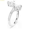  Nhẫn Swarovski Mesmera open ring Heart cut, Pavé, White, Rhodium plated 5705591 